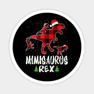 Mimi T Rex Matching Family Christmas Dinosaur Shirt Magnet